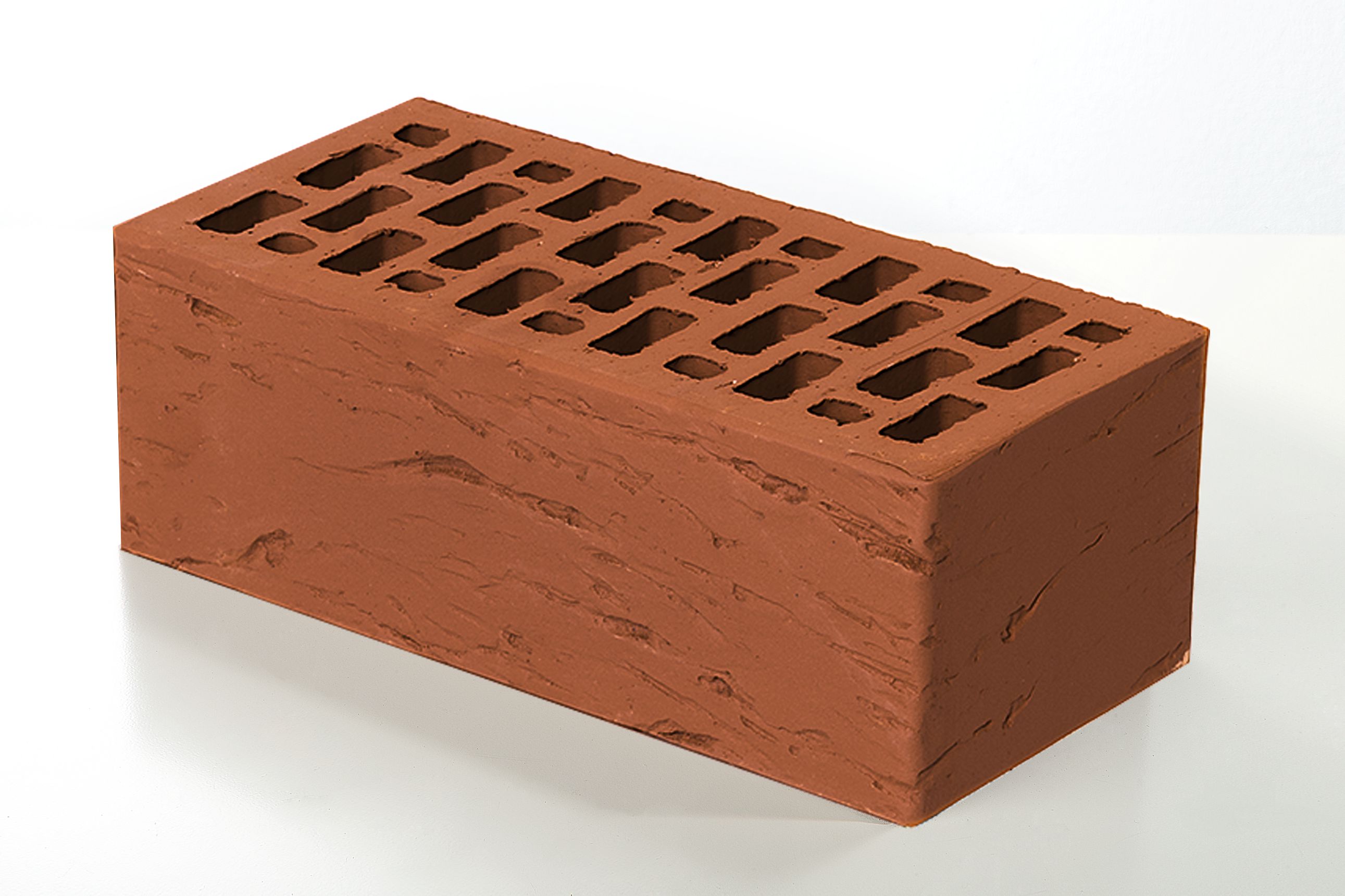 Лицевой кирпич КРАСНЫЙ, риф 1,4 НФ M150, BRAER