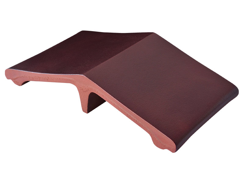 Добор для колпака на забор King Klinker 07 Кармазиновый остров, 445x250x90 мм